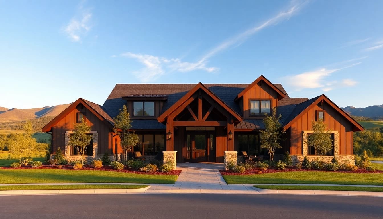 Elevate your perspective with the Rock View Road Revival, featuring modern architectural beauty amidst lush surroundings.