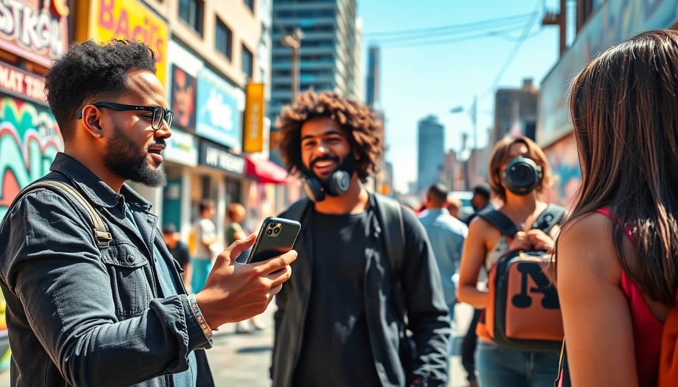 Engaging Instagram creator discussing paid links for Instagram creators with a brand partner.