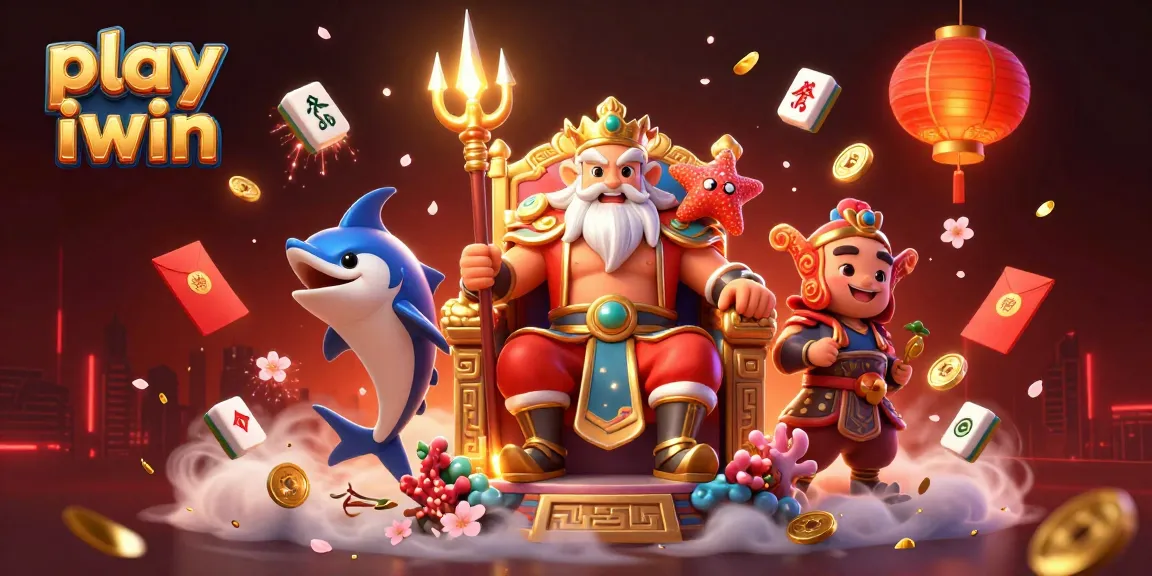 Engage with the thrilling world of play iwin in this festive casino-themed scene.