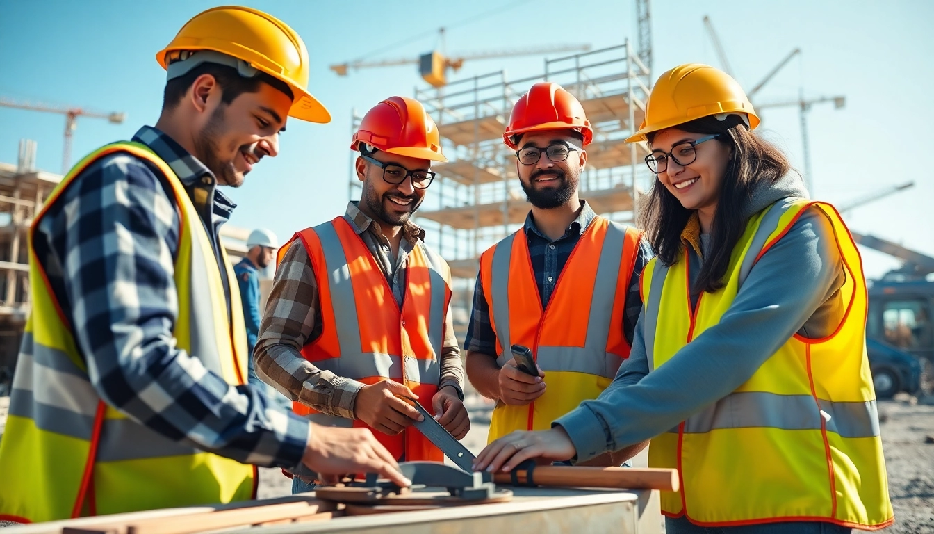 Learn about construction training programs through hands-on activities at a vibrant construction site.