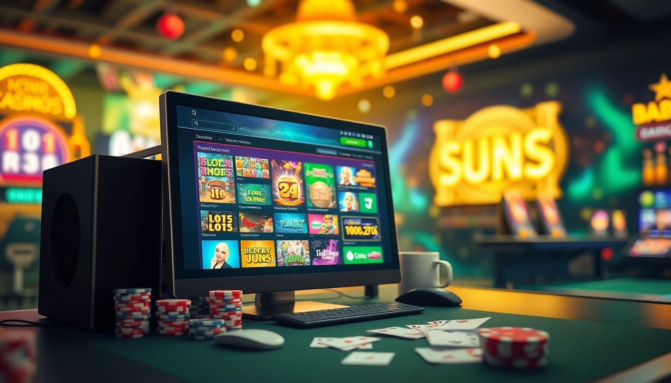 Experience the excitement of Non gamstop Casino Uk with a vibrant online gaming interface.