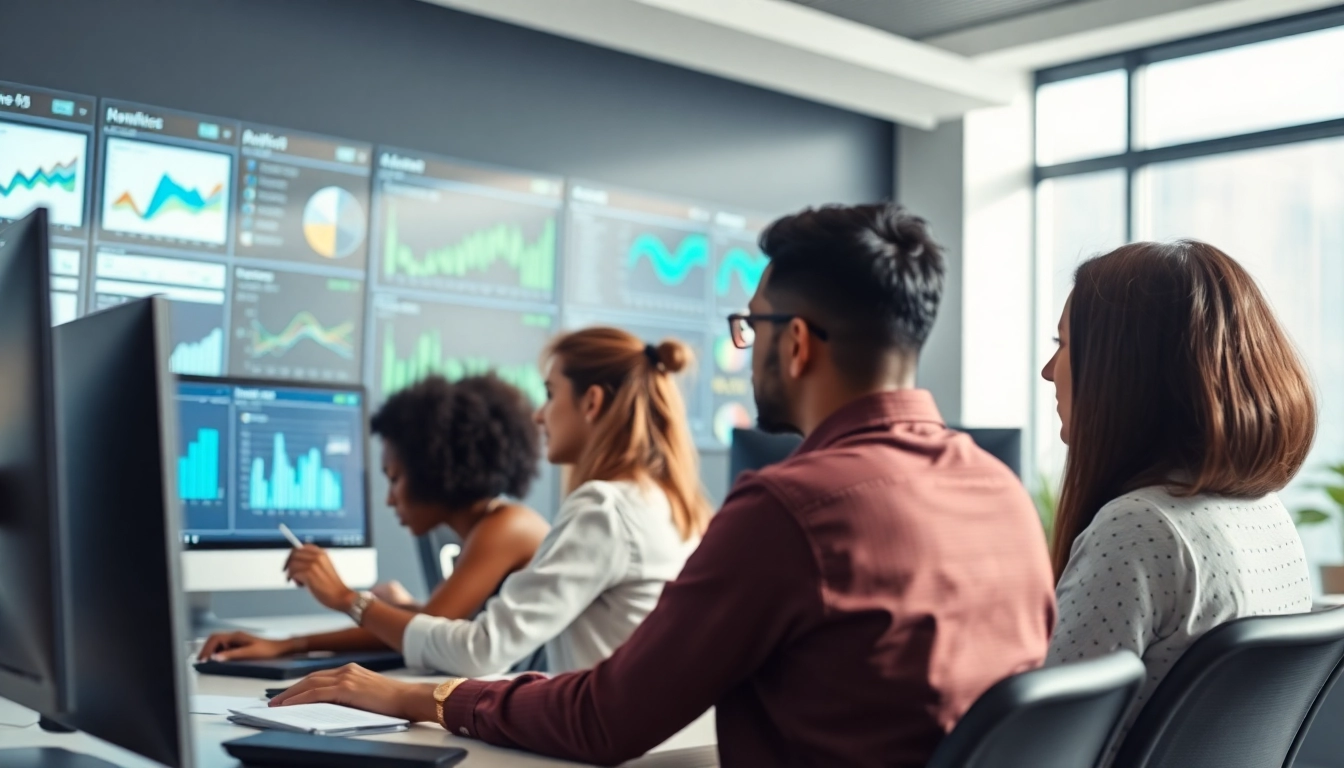 Utilizing AI for competitive intelligence with analysts engaging in data-driven discussions.