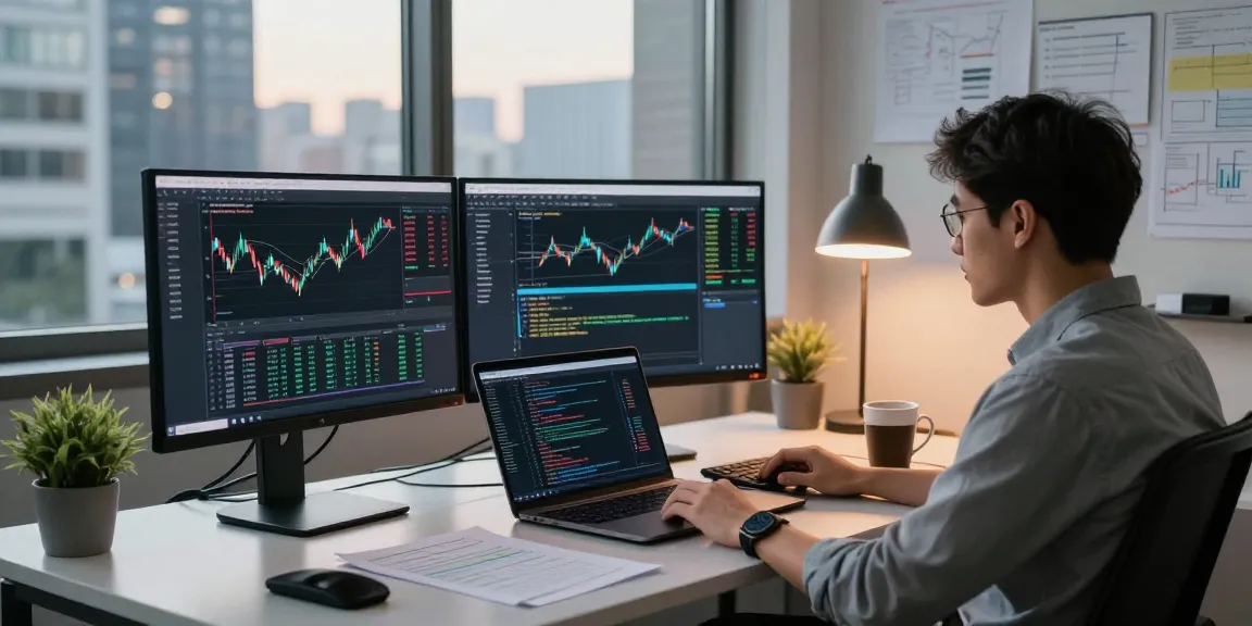 Real-time analysis using the HK stock historical Kline API in a tech workspace.