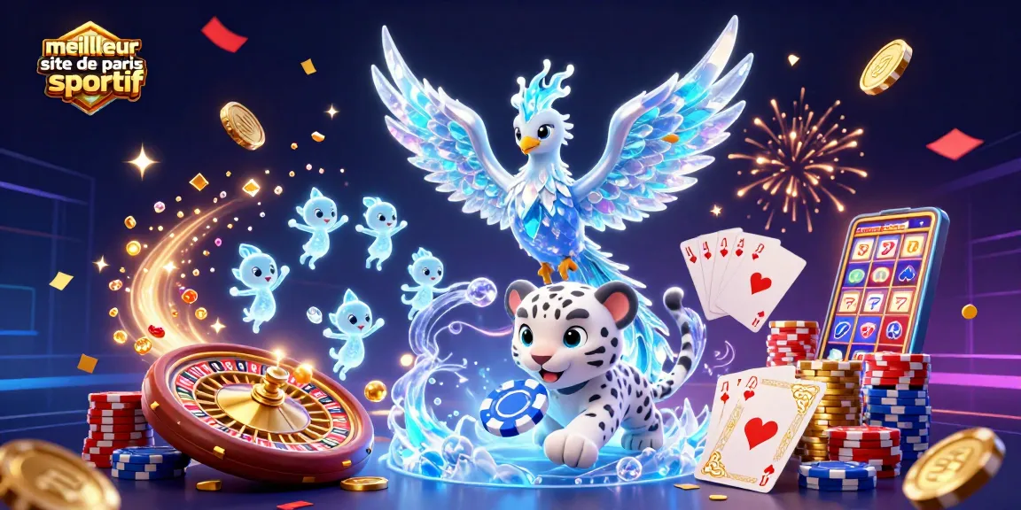 Jouer sur le meilleur site de paris sportif avec une illustration dynamique de personnages fascinants et d'éléments de jeu.