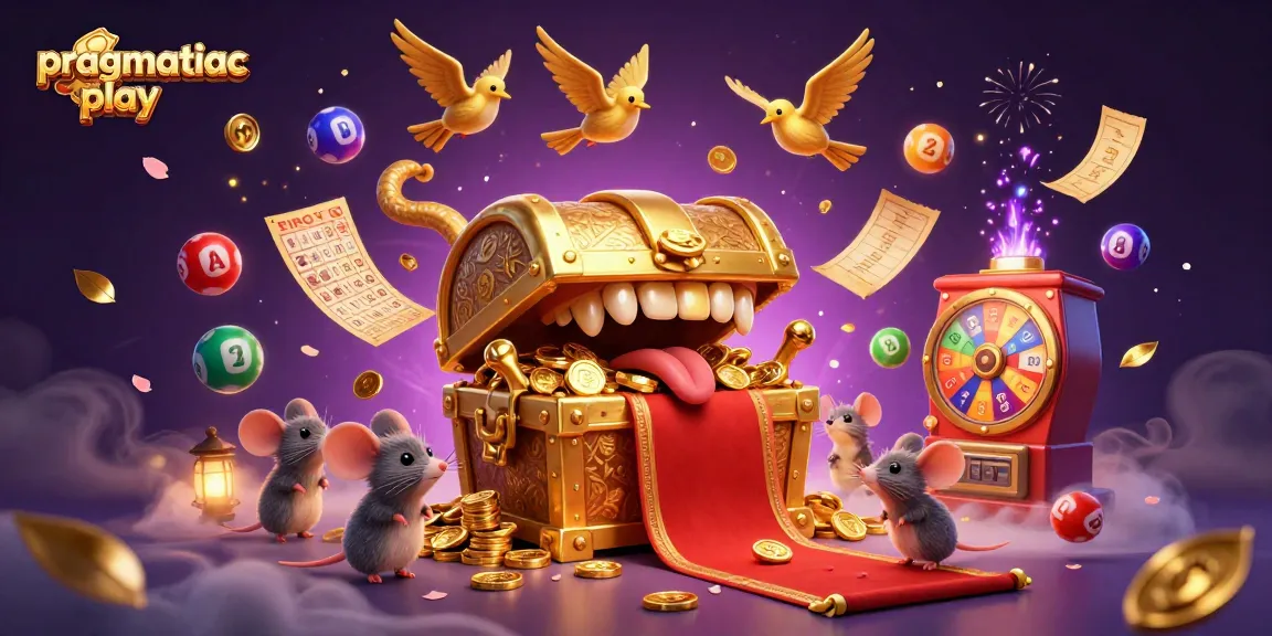 Experience pragmatic play with an exciting lottery scene featuring vibrant characters and game elements.