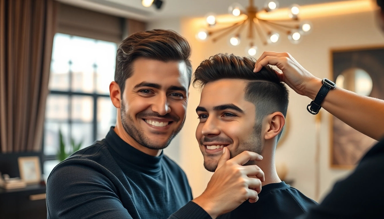 Ace of Fades 212 showcasing non-surgical hair replacement installation for a confident male client.