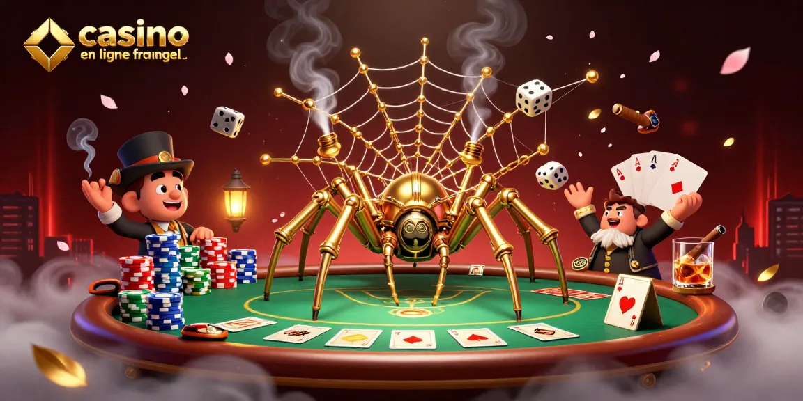 Expérience de jeu captivante dans un casino en ligne légal en France avec une illustration 3D dynamique.
