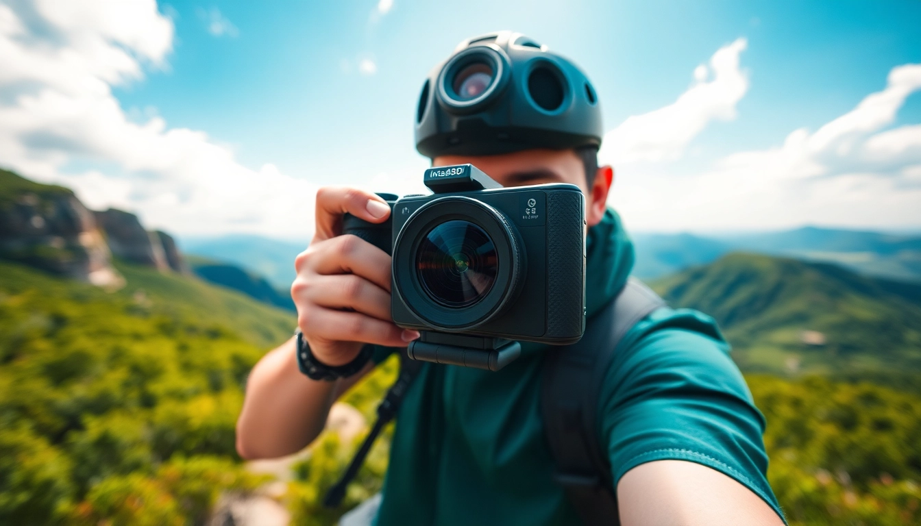 Capture stunning adventures with the insta360 antigravity a1 in beautiful landscapes.