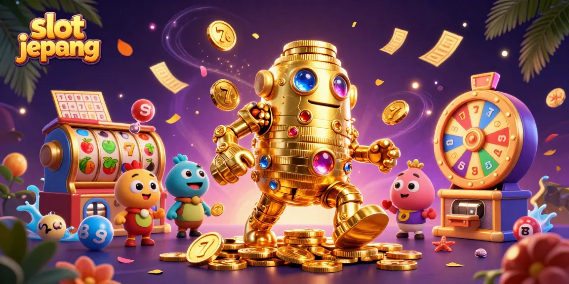 Engage with slot jepang games featuring vibrant 3D elements, golden golems, and dynamic prizes.