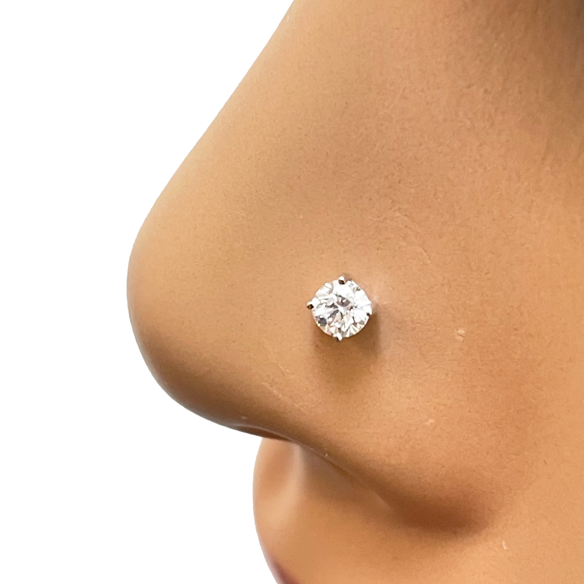 Nose Pin Diamond in Gold &amp; Platinum | London Diamond Online