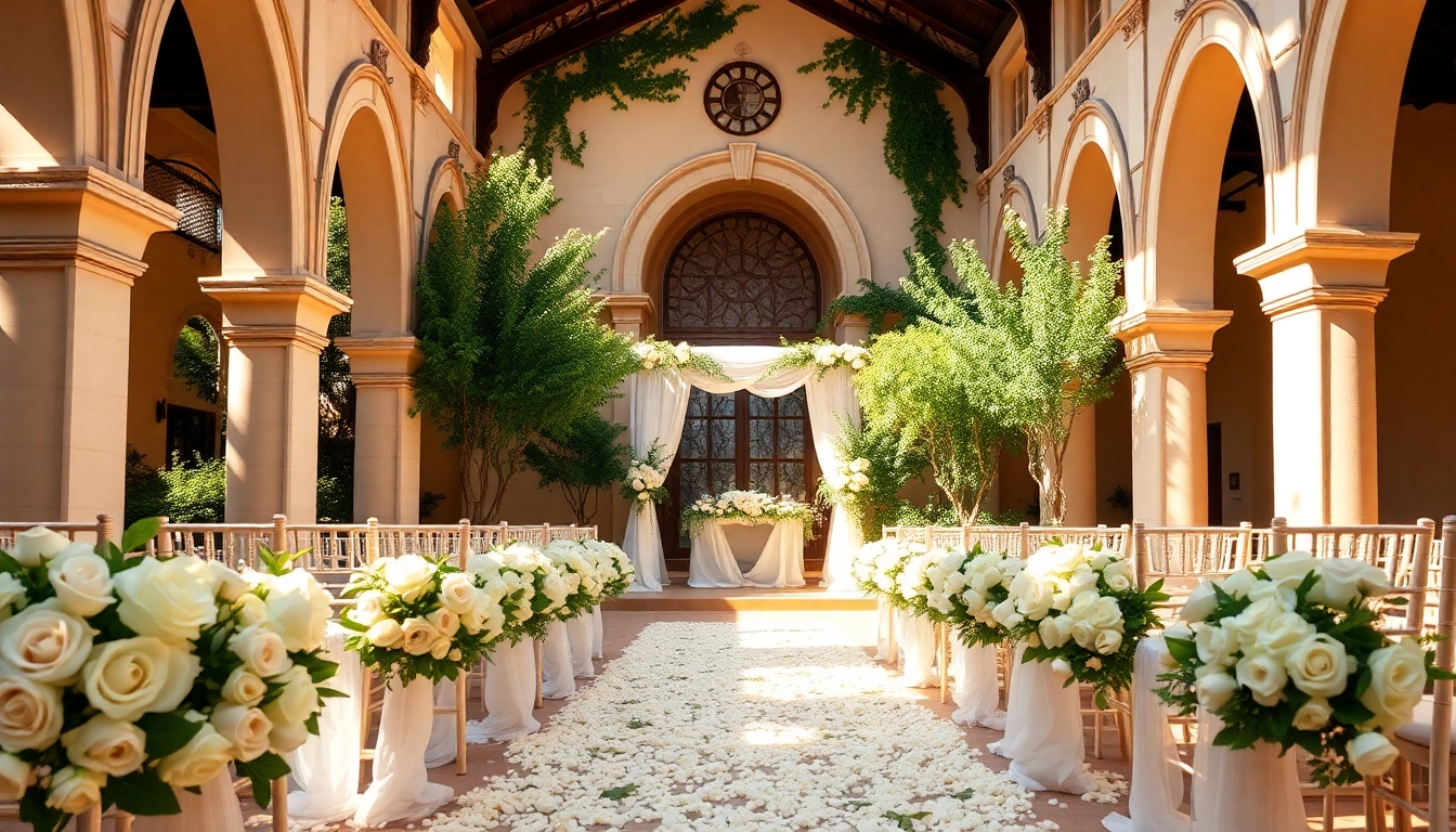 Stunning Jacksonville Wedding Venue featuring a beautifully arranged outdoor ceremony.