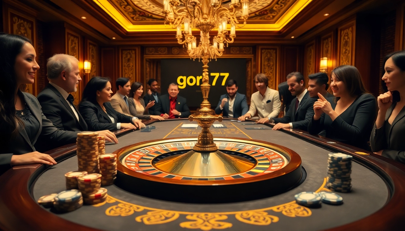Gori77 enhances your casino experience with thrilling roulette gameplay in a luxurious setting.