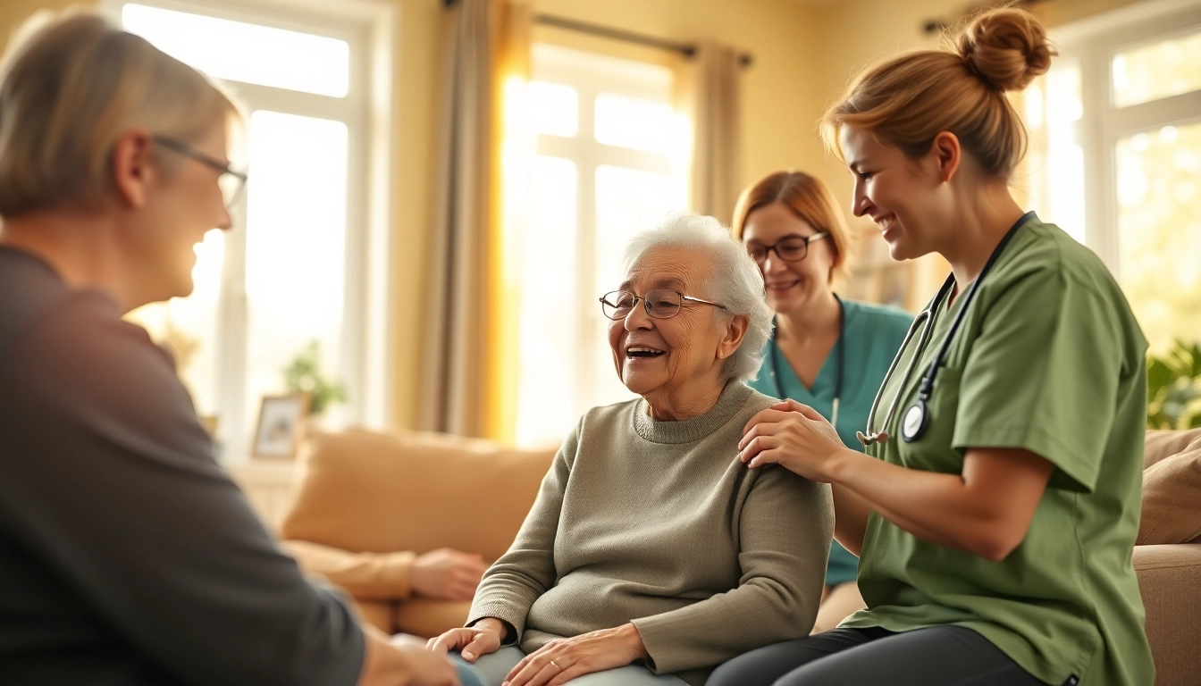 Senior caregivers austin tx assisting clients with love and care in a welcoming home.