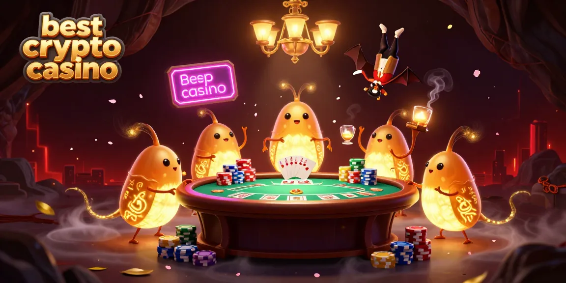 Jouez au meilleur casino crypto avec des lumières de vers luisants et des éléments de poker fascinants