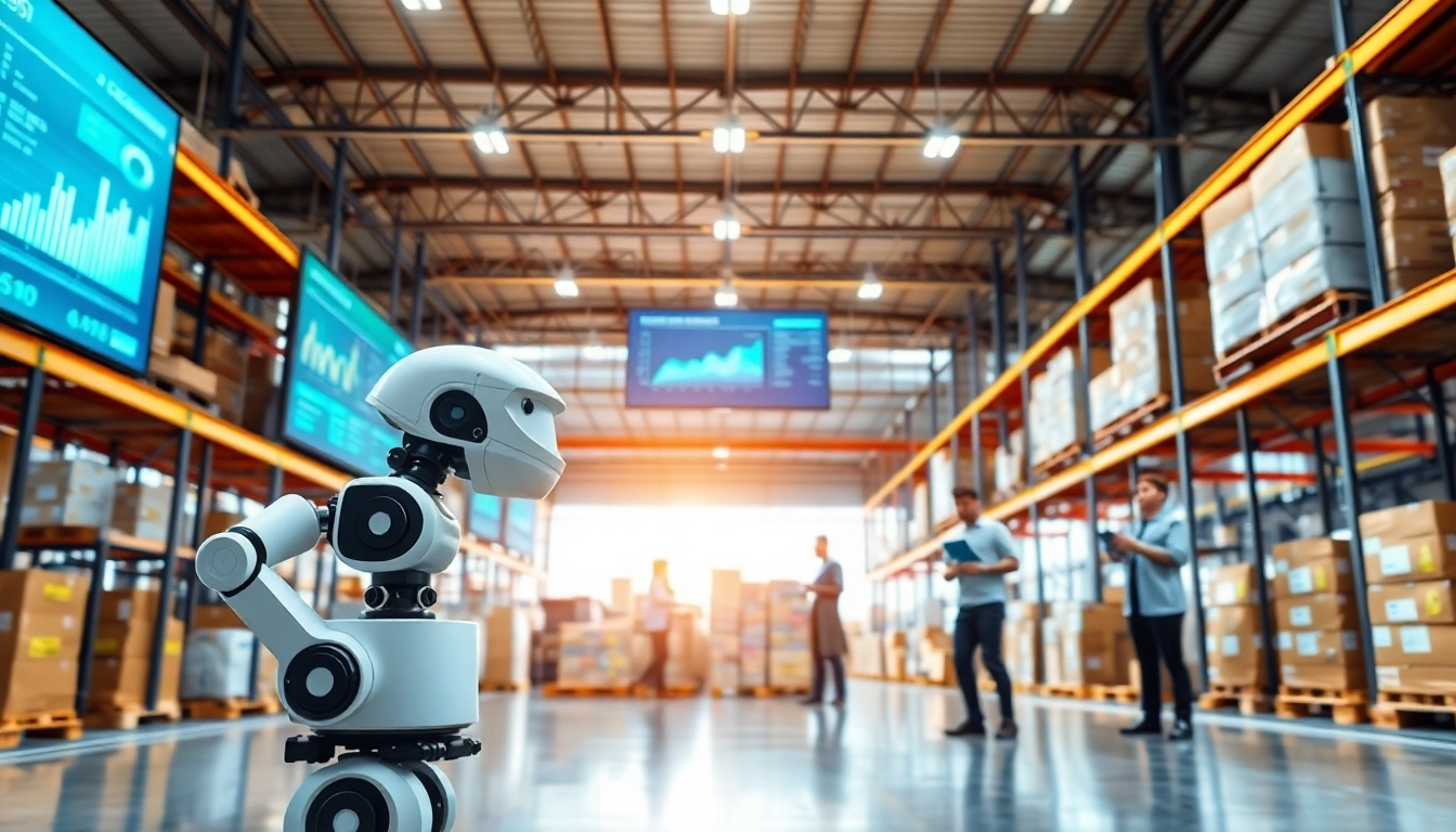 Visualize AI in supply chain planning showcasing automated solutions and collaborative environments.