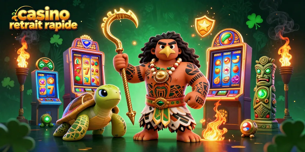 Profitez d'un retrait rapide au casino avec un héros polynésien et une machine à sous dynamique.