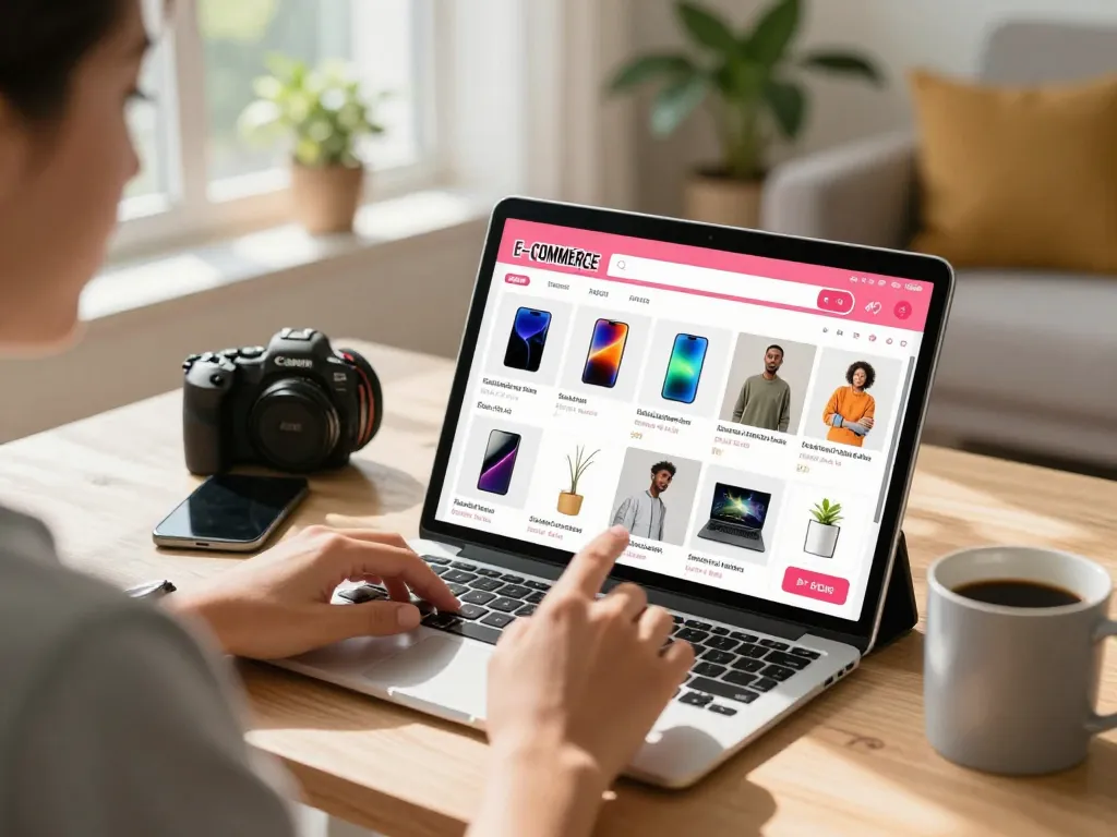 Online shopping experience at https://hubet88.icu/ showcasing vibrant products and customer engagement.