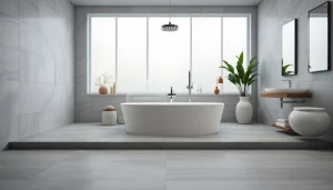 Admiring paroi de douche with elegant design in a modern bathroom setting.