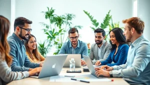 Boost your marketing strategy with insights from https://uu88.how/ in a collaborative office setting.