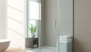 Genießen Sie die stilvolle sonni Duschkabine in einem modernen Badezimmer mit hellen Akzenten.