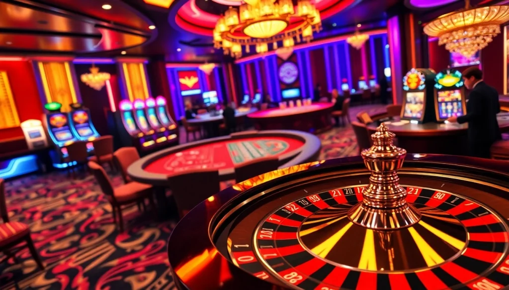 Experience the thrill of roulette and vibrant casino excitement at https://giaimanhacai.news/ with lively players and luxurious surroundings.