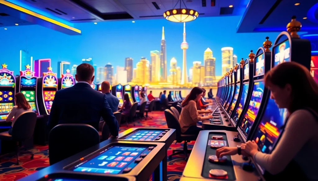 Engage with top online casinos in Canada showcasing vibrant gaming experiences.