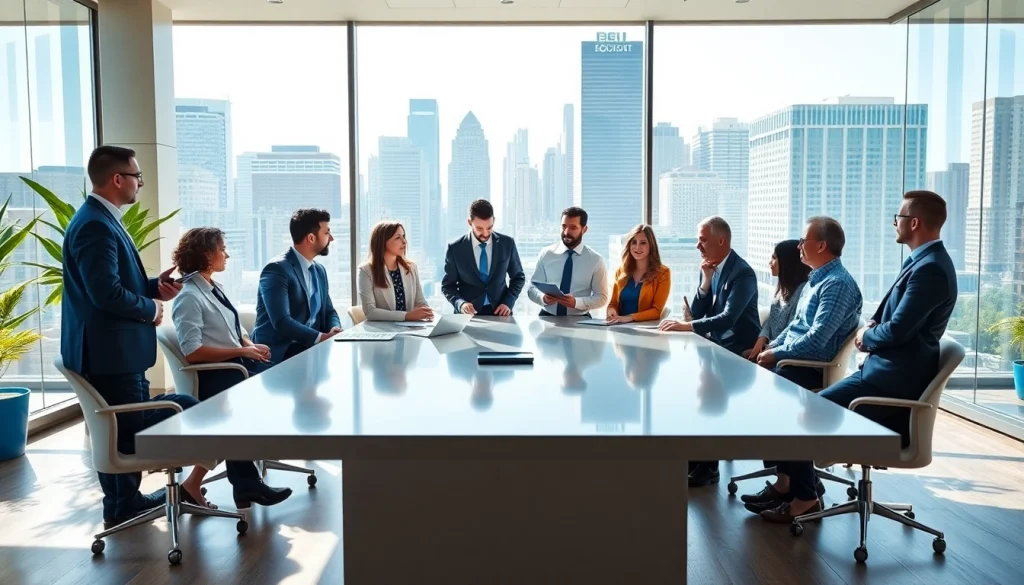 Engaged professionals emphasizing construction advocacy in Colorado during a conference discussion.