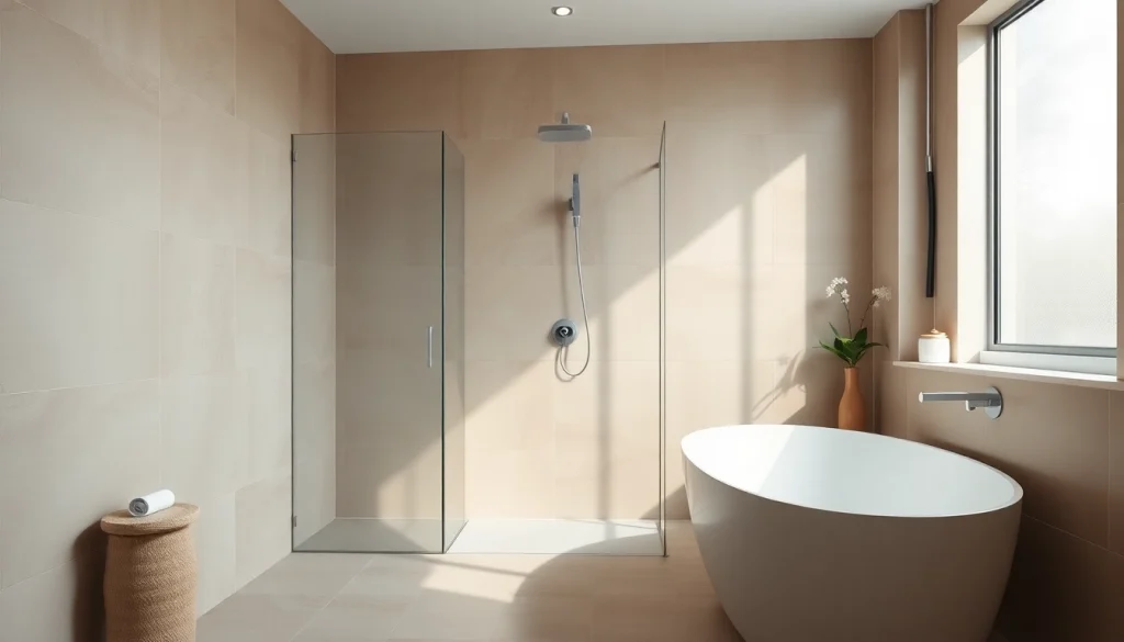 Optimisez votre expérience avec une douche à l'italienne design et fonctionnelle.