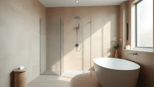 Optimisez votre expérience avec une douche à l'italienne design et fonctionnelle.