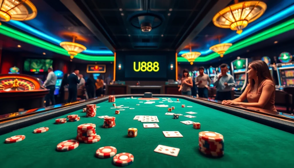 Win big at U888 with exciting casino games and vibrant gambling atmosphere.