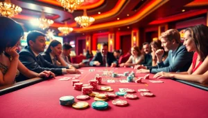 Engage with the vibrant world of casino gaming on reddit with colorful chips and cards.