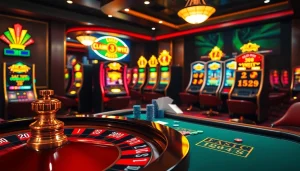 Experience the thrill of gaming with the hidden wiki 2026, vivid casino tables, and glowing slot machines.