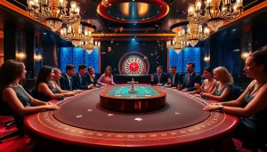 Experience luxury gaming at the S88 poker table with vibrant players and winning moments.