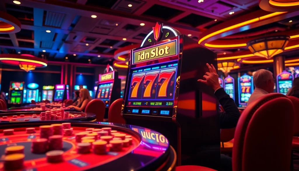 Play exciting games on the idn slot 777, where wins and fun come together in a glamorous casino setting.