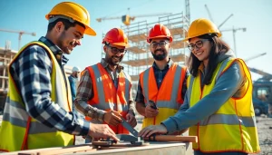 Learn about construction training programs through hands-on activities at a vibrant construction site.