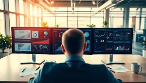 Discover key insights in competitive intelligence faqs with a business analyst in an office.