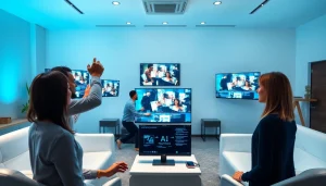 Transform videos into AI prompts using video to prompt ai technology in a modern workspace.