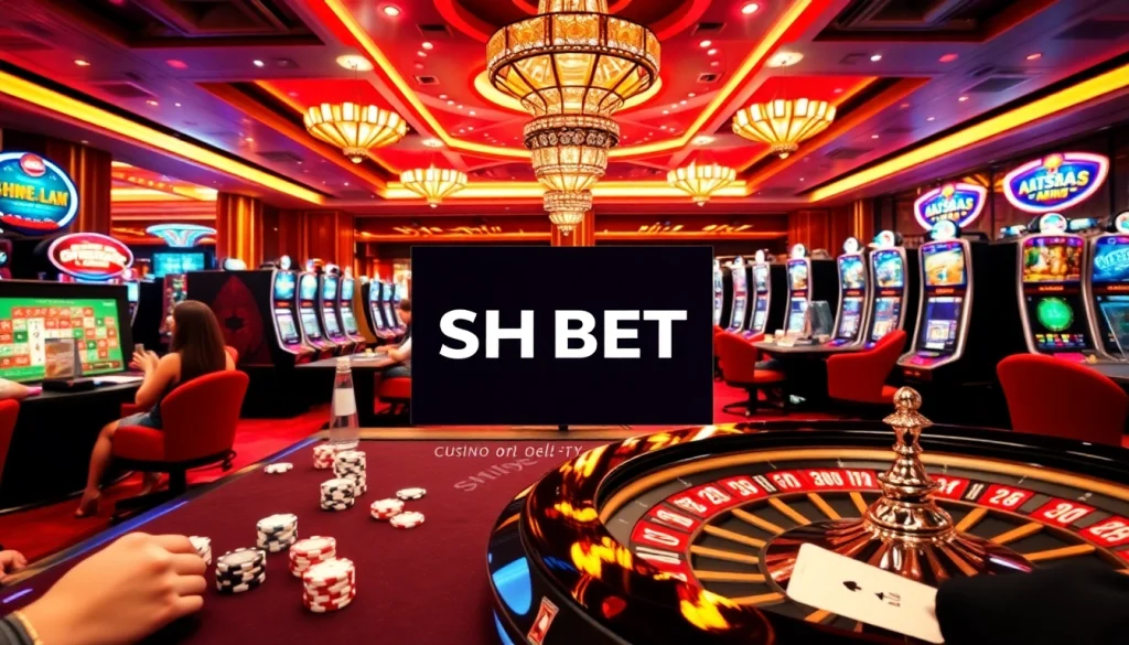 Experience thrilling gameplay at SHBET's vibrant casino with live tables and exciting slots.