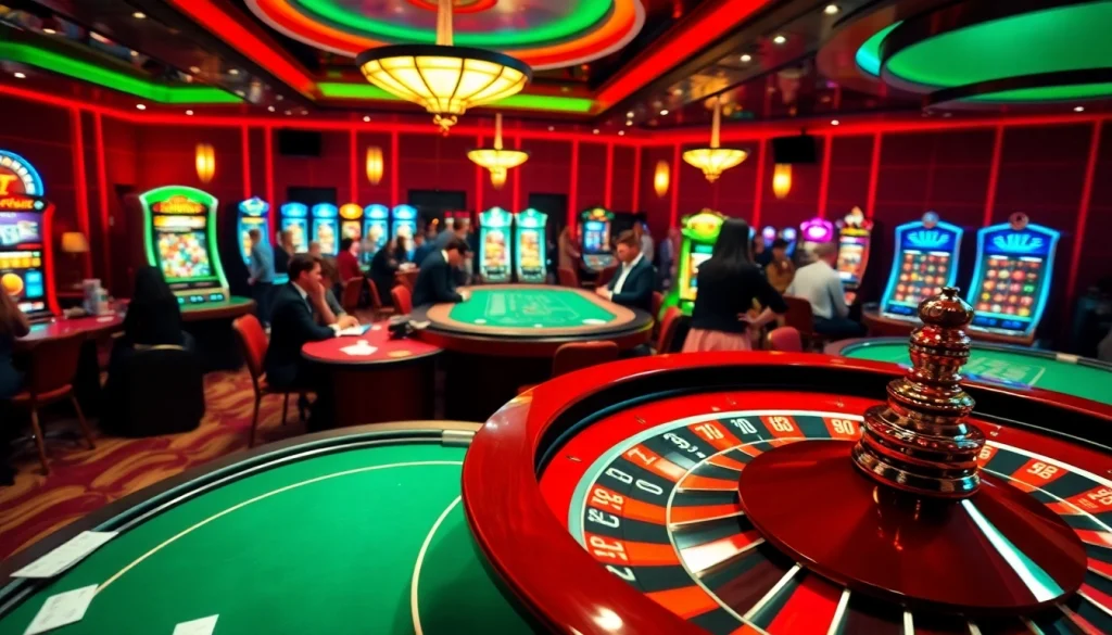 Vivez l'excitation du casino en ligne avec des tables de jeu dynamiques et des machines à sous vibrantes.